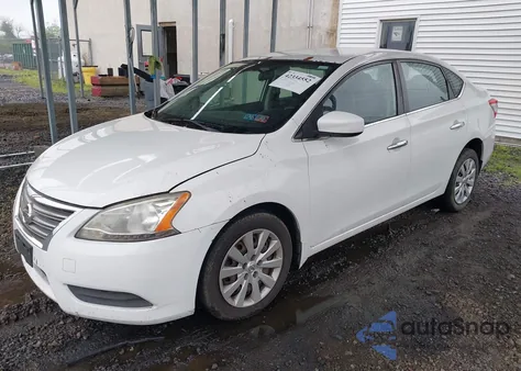 2015 Nissan Sentra Sv from USA, damaged, VIN 3N1AB7AP2FY313779
